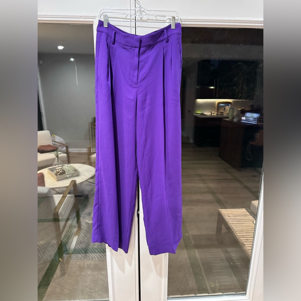 Ann Taylor Rich Purple Trousers